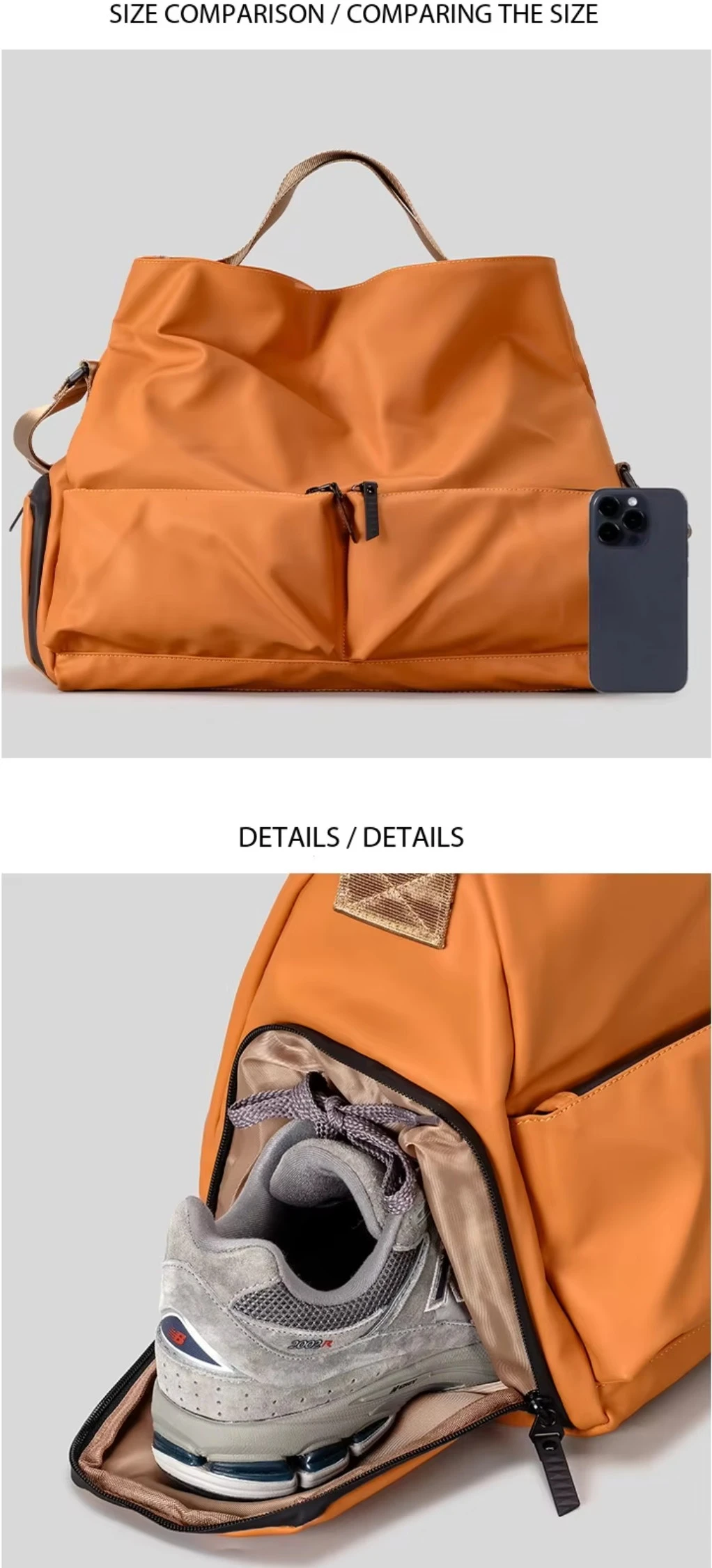 Wet dry gym bag with shoe compartment and adjustable shoulder strap for OEM orders Wet dry gym bag with shoe compartment and adjustable shoulder strap for OEM orders